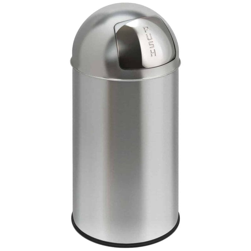 Pushcan 40 liter mat RVS - VB 405550