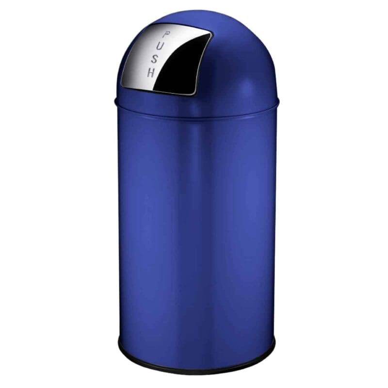 Pushcan 40 liter blauw - VB 404550