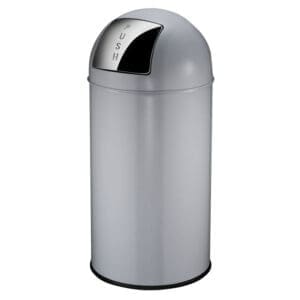 Pushcan 40 liter grijs - VB 404550 - Afbeelding 2