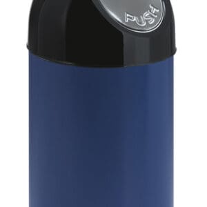 Afvalbak met pushdeksel en binnenemmer 40 liter blauw, zwart - VB 480002 - Afbeelding 2