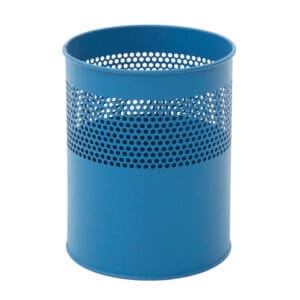 Half geperforeerde papierbak 10 liter blauw - VB 270510 - Afbeelding 3