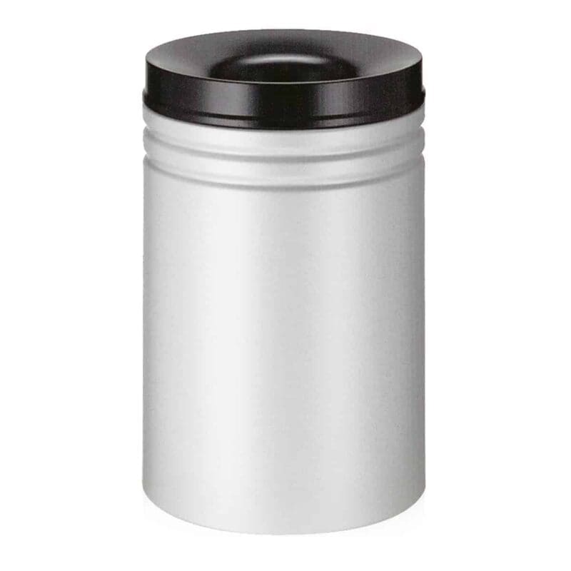 Vlamdovende papierbak dubbele dover 80 liter grijs, zwart - VB 800800