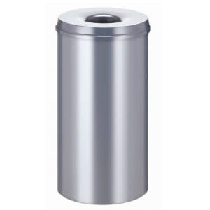 Vlamdovende papierbak 50 liter zilver - VB 105000 - Afbeelding 3