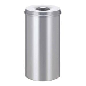 Vlamdovende papierbak 50 liter zilver - VB 105000