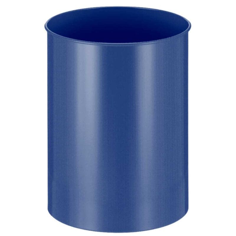 Ronde papierbak 30 liter blauw - VB 100300