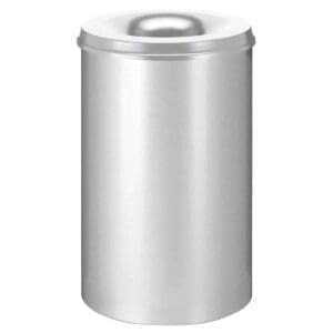 Vlamdovende papierbak 110 liter zilver - VB 111000