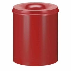 Vlamdovende papierbak 80 liter rood - VB 108000