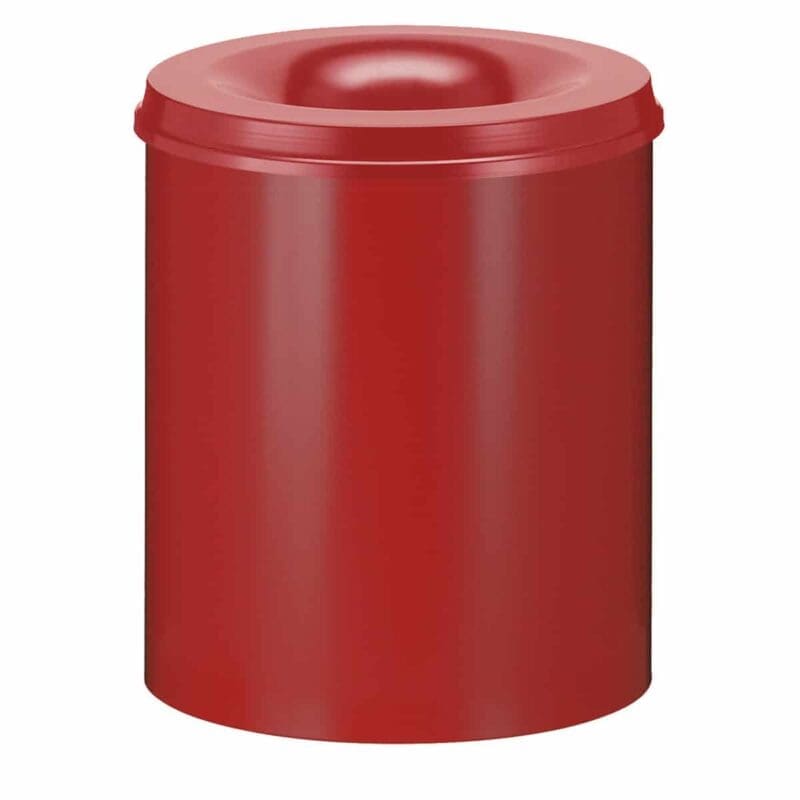 Vlamdovende papierbak 80 liter rood - VB 108000