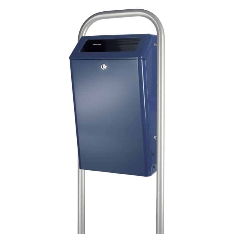 Buitenafvalbak 50 liter blauw - VB 888000