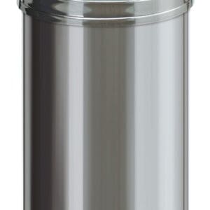 Vlamdovende papierbak 30 liter RVS - VB 103004 - Afbeelding 2