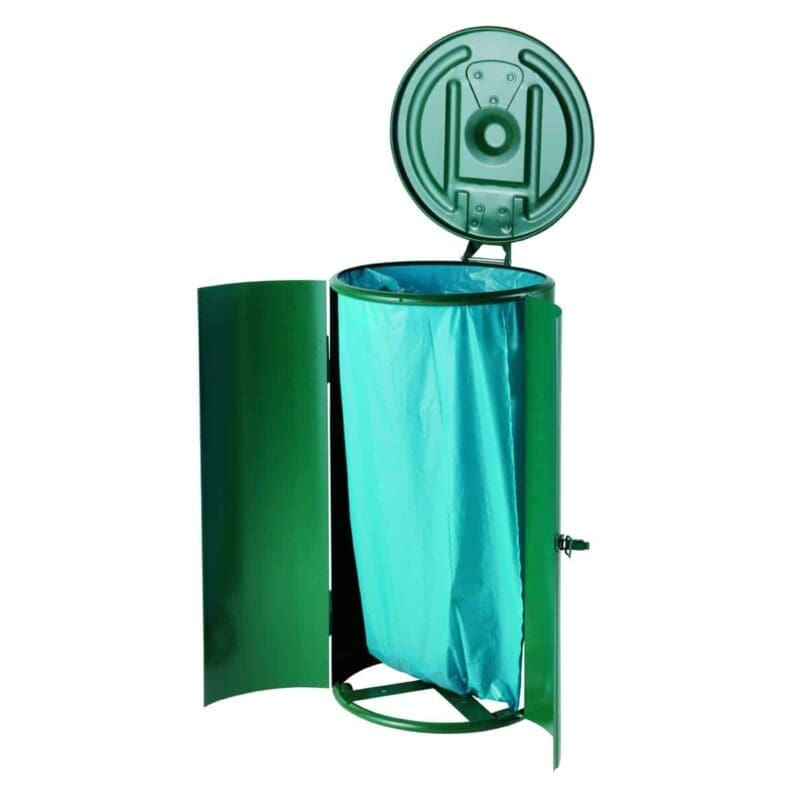 Afvalzakhouder 120 liter groen - VB 202040 - Afbeelding 3