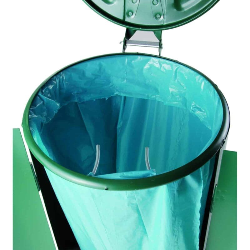 Afvalzakhouder 120 liter groen - VB 202040 - Afbeelding 4