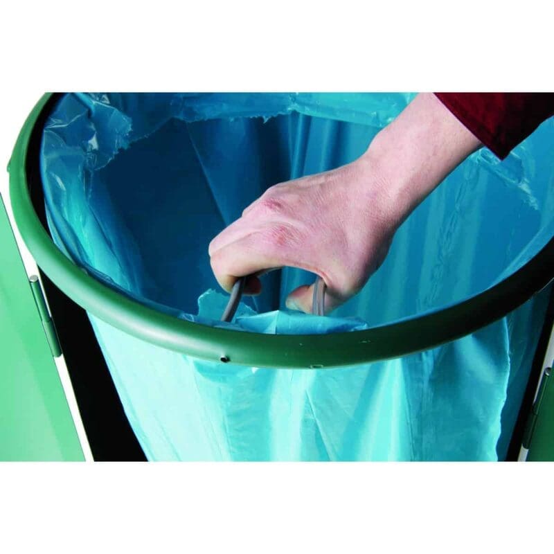 Afvalzakhouder 120 liter groen - VB 202040 - Afbeelding 5
