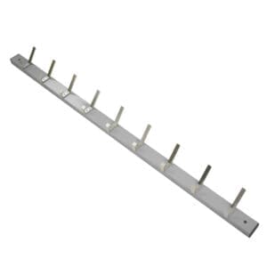 Wandkapstok 138 cm grijs - VB 200225 - Afbeelding 2
