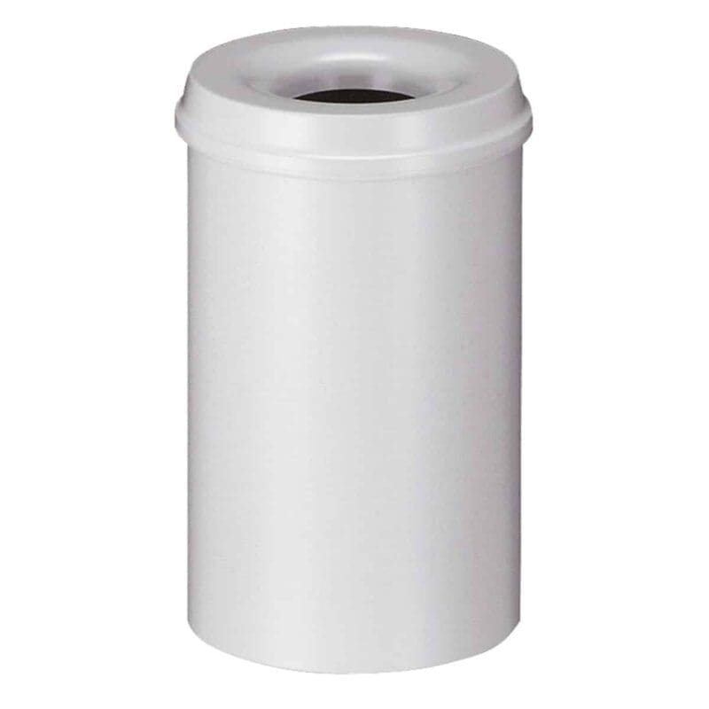 Vlamdovende papierbak 20 liter grijs - VB 102500
