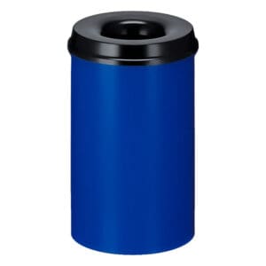 Vlamdovende papierbak 20 liter blauw, zwart - VB 102500 - Afbeelding 3
