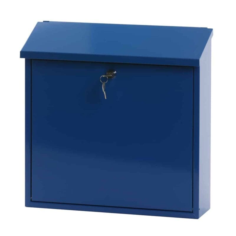 Wandbrievenbus Malagan blauw - VB 440050