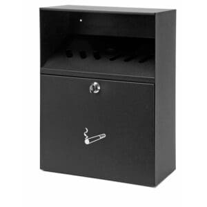 Wandasbak met dak zwart - VB 040995 - Afbeelding 3