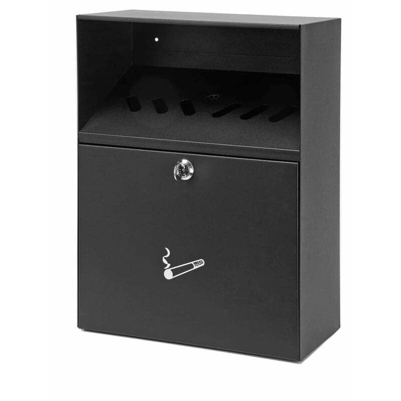 Wandasbak met dak zwart - VB 040995