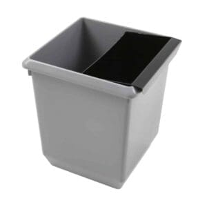 Vierkant tapse papierbak 21 liter grijs - VB 045457 - Afbeelding 3