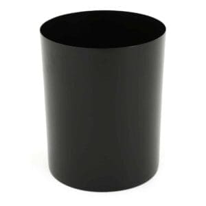 Stalen papierbak vloeistofdicht 20L Zwart - VB 051311
