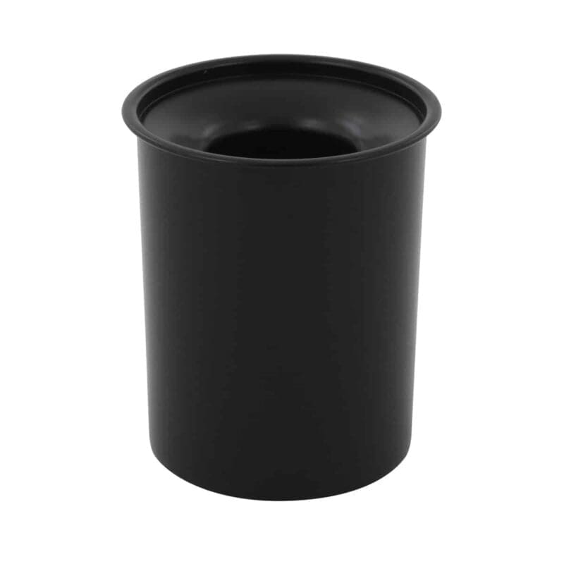 Stalen vlamdovende papierbak 13L Zwart - VB 051465