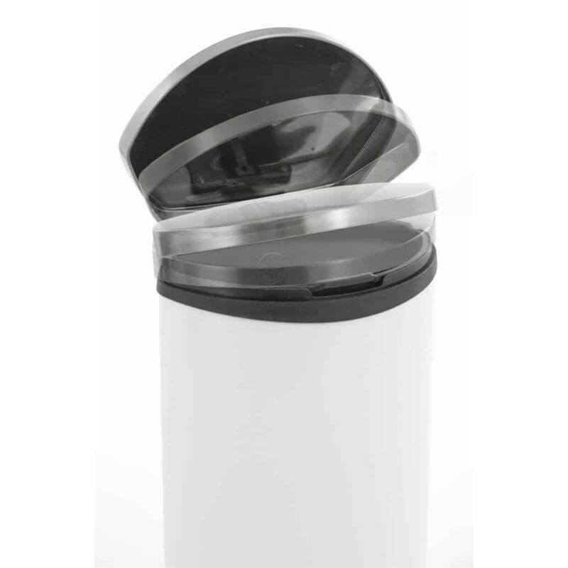 Shell Bin pedaalemmer 30 liter wit, mat RVS - VB 921830 - Afbeelding 4