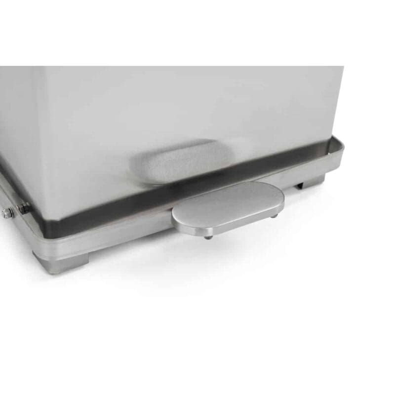 Industriële pedaalemmer 27 liter mat RVS - VB 058082 - Afbeelding 2