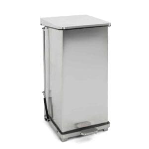Industriële pedaalemmer 90 liter mat RVS - VB 058129