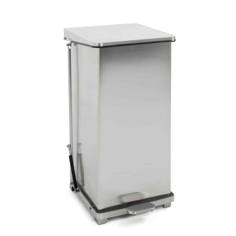 Industriële pedaalemmer 90 liter mat RVS - VB 058129
