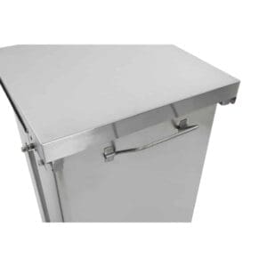 Industriële pedaalemmer 90 liter mat RVS - VB 058129 - Afbeelding 5