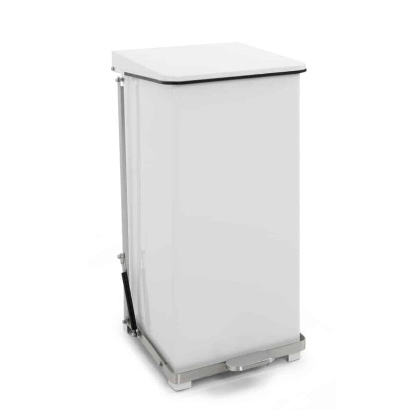Industriële pedaalemmer 90 liter wit - VB 058136