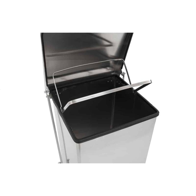 Industriële pedaalemmer 152 liter mat RVS - VB 058143 - Afbeelding 2