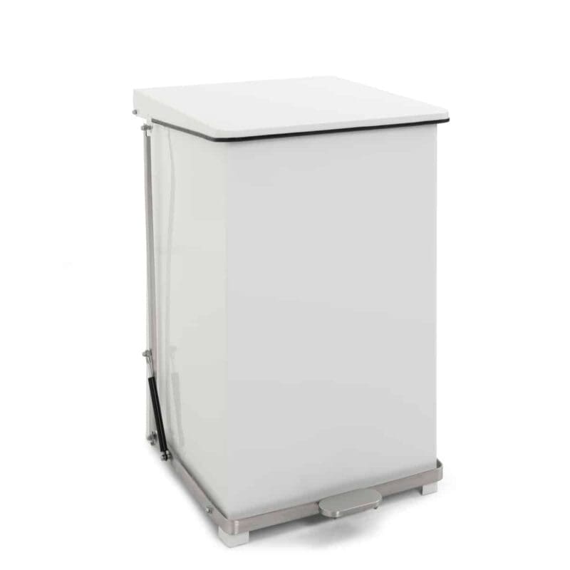 Industriële pedaalemmer 152 liter wit - VB 058150