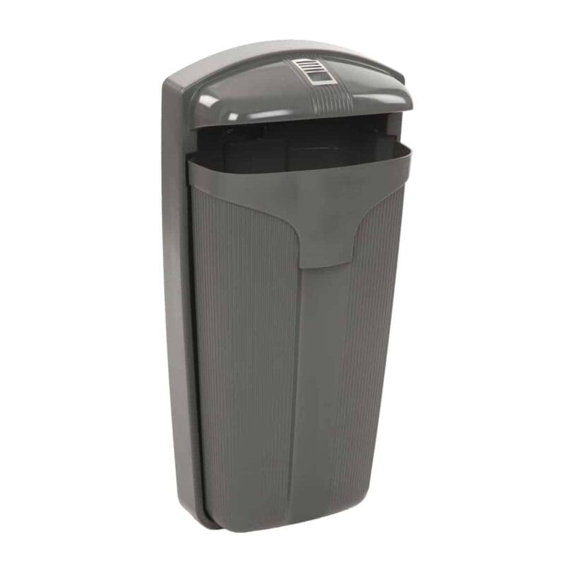 Afvalbak Cibeles 50 liter grijs - VB 061594