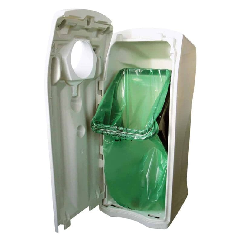 Maxi Envirobin met Propeller opening 140 liter grijs, groen - VB 063970 - Afbeelding 2