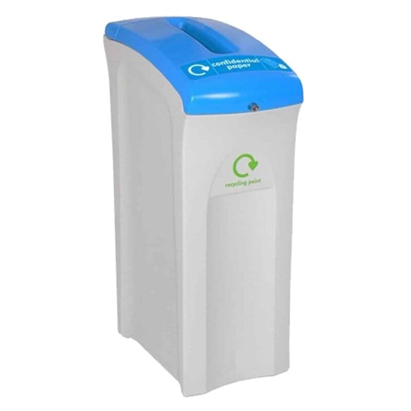 Midi Confidential Paper Envirobin 82 liter grijs, blauw - VB 063987