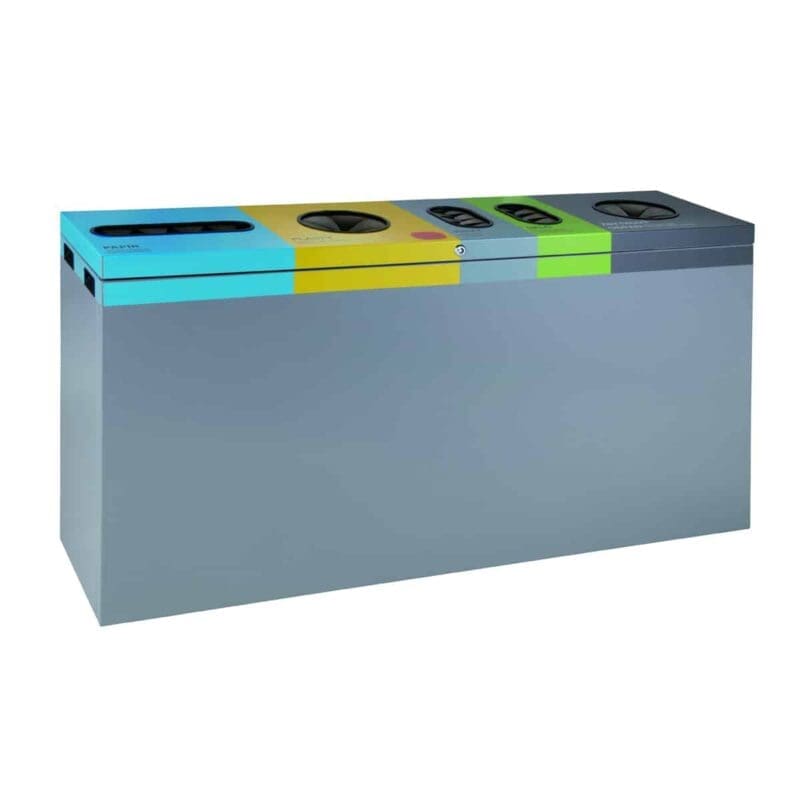 Afvalscheidingsunit Five-Chamber grijs - VB 183401