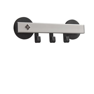 Pro-line Magnetische wandkapstok 3 grijs, zwart - VB 184088