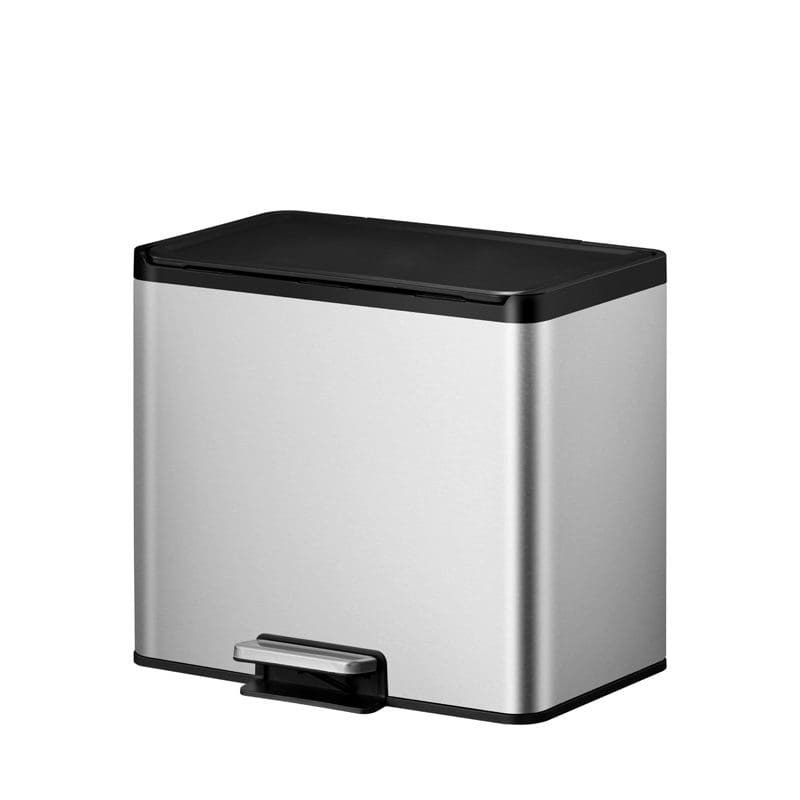 EKO Essential Recycler pedaalemmer 20+9 ltr mat-rvs - VB 822829