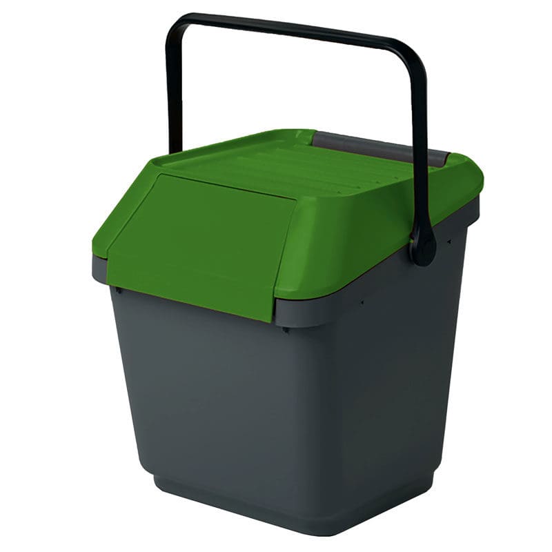 EasyMax 35 liter grijs, groen - VB 187836