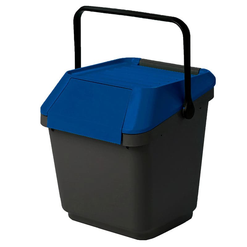 EasyMax 35 liter grijs, blauw - VB 187867