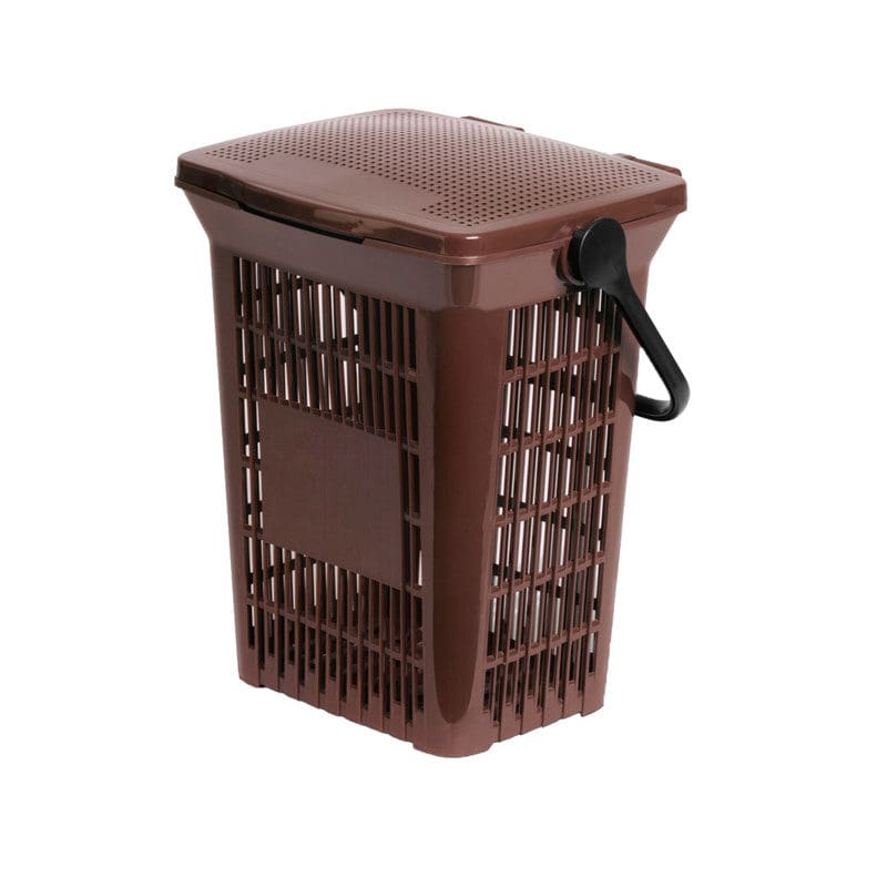 Umimax geventileerd met zakhouder 10 liter bruin - VB 188130