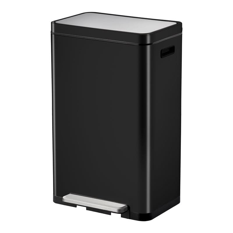 X-Cube pedaalemmer 30 liter zwart glanzend, mat RVS - VB 936830
