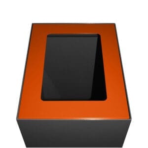 Top modulaire afvalscheidingsunit 60 liter oranje - VB 191222 - Afbeelding 4
