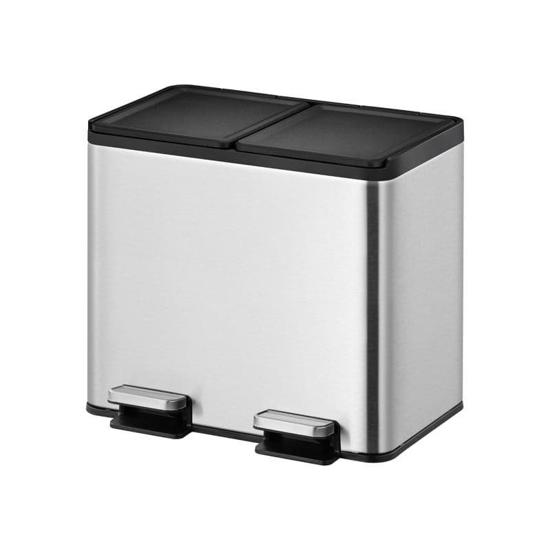 Essential splitted Recycler pedaalemmer 10+10 liter mat RVS - VB 822920