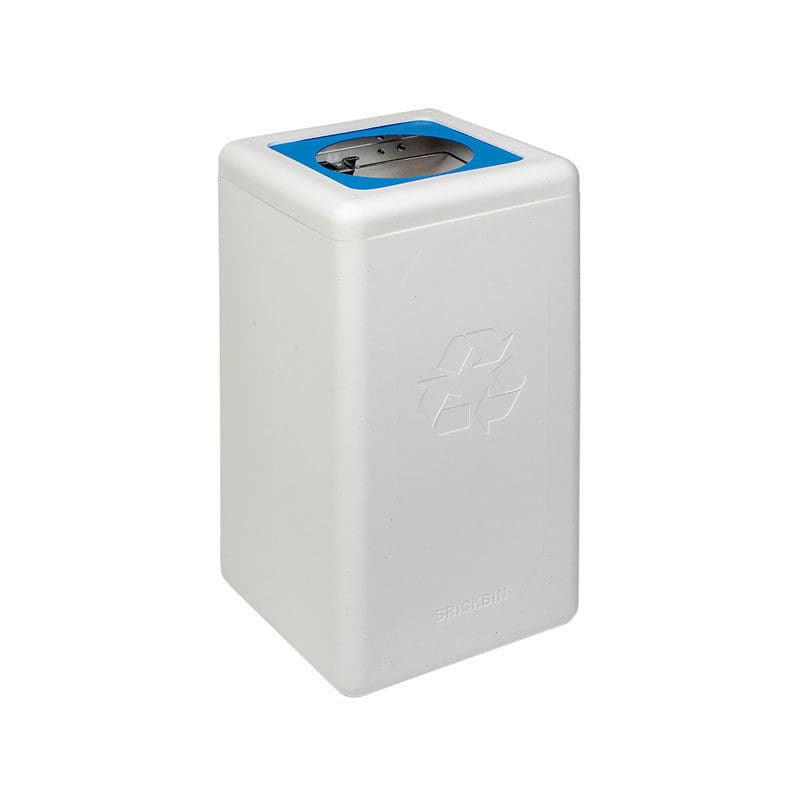 Circulaire Afvalbak Paper 65 liter wit, blauw - VB 192427