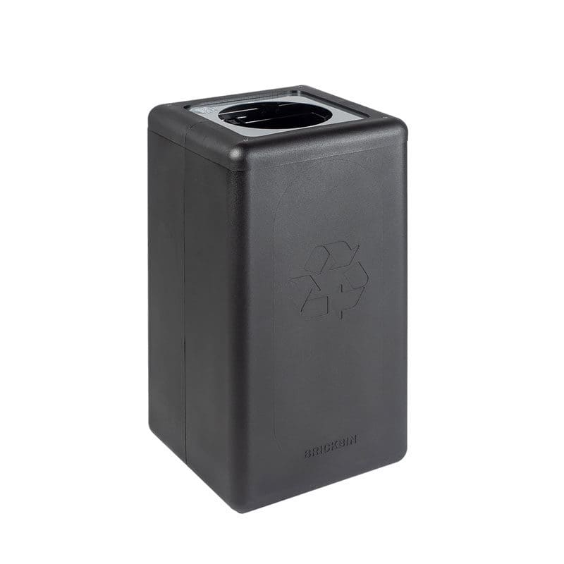 Circulaire Afvalbak Waste 65 liter zwart, grijs - VB 192472