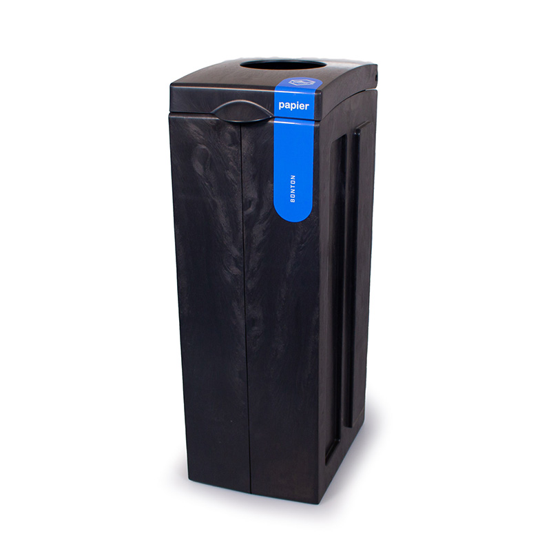 Original Papier met open deksel 70 liter grijs - VB 192540