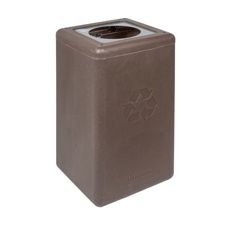 Circulaire Afvalbak gerecycled koffiedik Waste 65 liter bruin, grijs - VB 193790